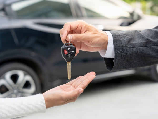 Handing Over a Car Key