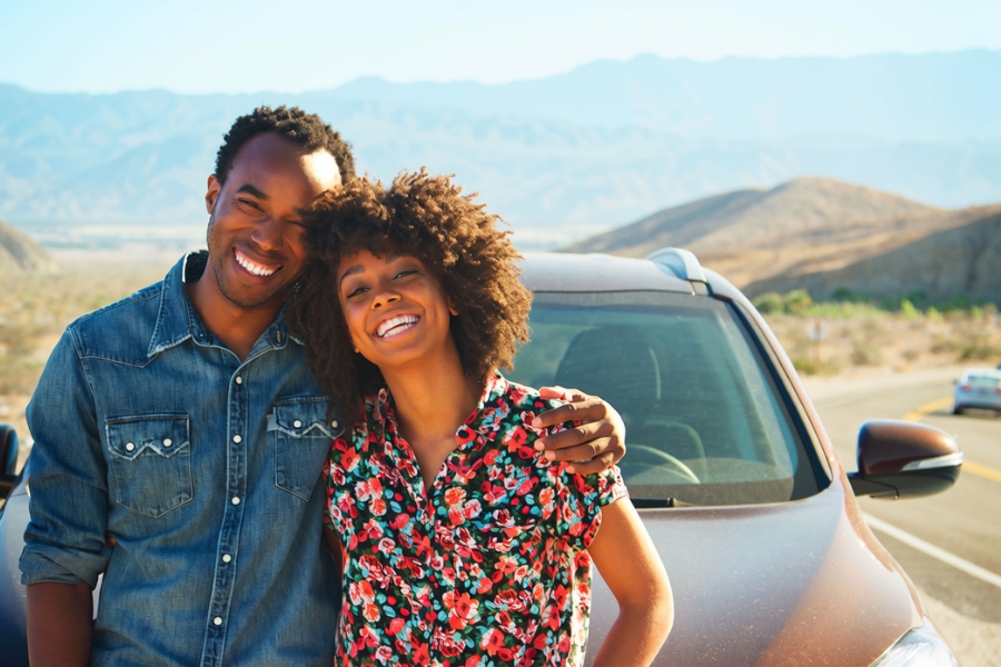 Couple on a Road Trip